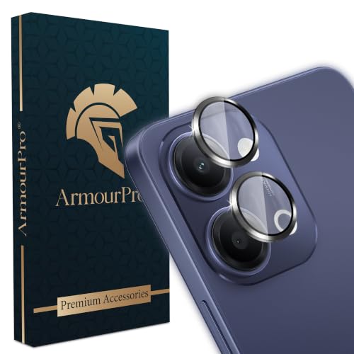 Image of ArmourPro Camera Lens Protector for Vivo T5 Lite (6.74 Inches) Tough HD Individual Aluminum Alloy Rings 9H Camera Cover, Scratch-Resistant,Camera Lens Protection| Black, 1 Pack