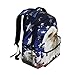 DerlonKaje American Flag Bald Eagle Backpacks School Book Bag Travel Hiking Camping Daypack