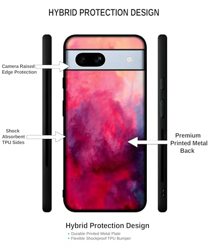 Image of Holi Color Design Premium 2D Printed Metal Back Case Cover for Google Pixel 7A 5G