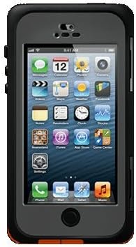 OtterBox Armor Series Waterproof Case for iPhone 5 - Retail Packaging - Orange (Discontinued by Manufacturer)
