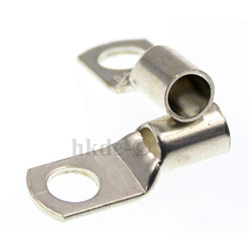 Davitu 5PCS Copper Connecting Terminal Bolt Hole Cable Lugs Battery Terminals SC35-6 SC35-8 SC35-10 SC35-12 SC50-8 SC50-12 - (Pins: SC50-8)