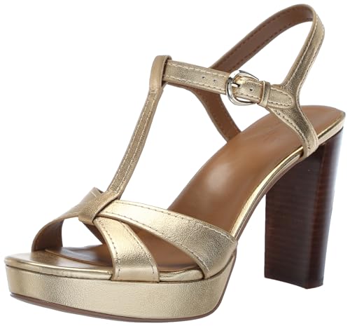 Naturalizer Women's Marnie Platform T-Strap High Heel Sandal Heeled