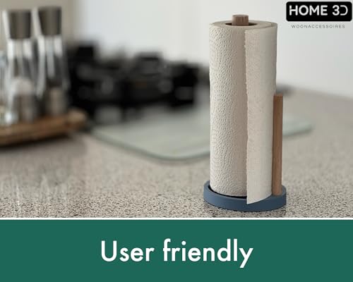 Soporte para rollos de cocina de 26 cm de pie con base antideslizante de seguridad 3