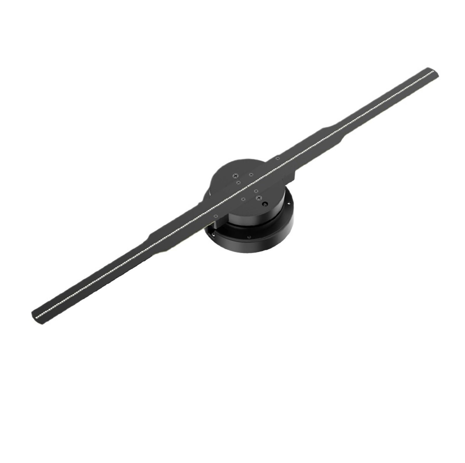 Ventilatore olografico 3D, Proiettore Olografico 3D Fan 42cm 244 LED App Control Display A Segnale Pubblicitario Macchina Logo Personalizzato Lettore Ventilatore(42cm Upgrade)