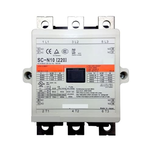 BSXYLVA �d�� (AC) �R���^�N�^ SC-N10 220A AC/DC ���j�o�[�T�� AC/DC(220V)