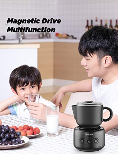 IMONS Milchaufschäumer, Automatische elektrische Milchwärmer und Schaumbereiter, Spülmaschinenfest, Milchdampfer und… – Bild 3