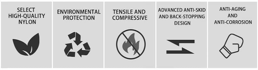 Miniatura 5 de Varios bridas de cremallera de 4681012 1000 piezas en una bolsa con cierre de cremallera Nuestras bridas surtidas en blanco natural son resistentes