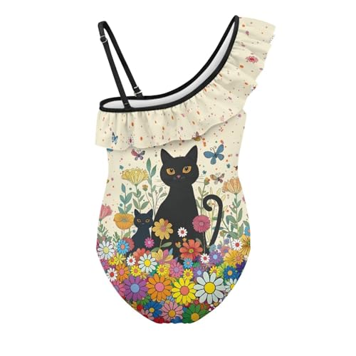 Image of Yzaoxia Girls One Piece Swimsuits Bathing Suit for Kids Swimwear 3-14Y