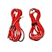 Divine Grip Double Dutch Ropes 2-Pack. High performance, double dutch jump ropes (Red) 16 Feet, Tangle-Free, Heavy Weight No Need for Doubling, For Beginning and Advanced Jumpers