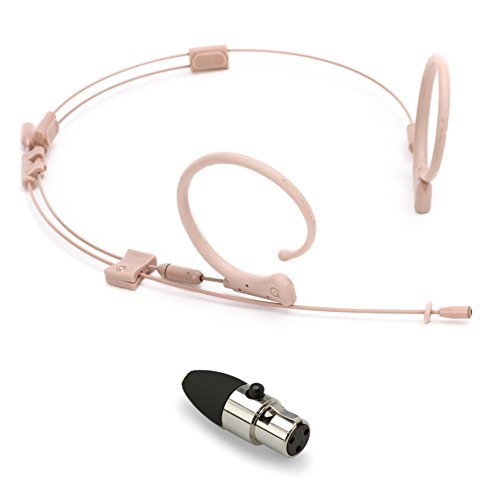 Microphone omnidirectionnel double oreille QA22 BE avec adaptateur SHL Shure et pare-brise