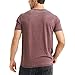 Lucky Brand Men's Venice Burnout Notch Neck Tee Shirt, Port Royale, Large