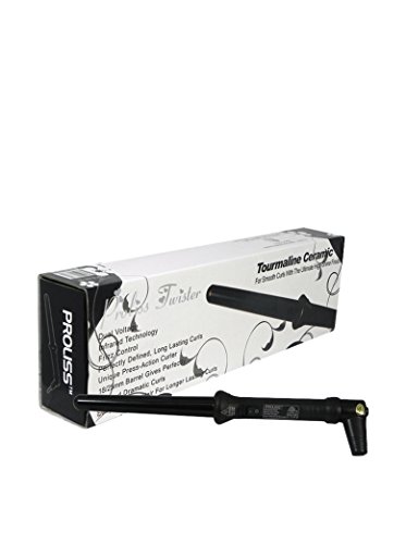 Proliss Twister Curling Wand, Black, 25-18mm