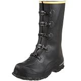 LaCrosse 14-Inch ZXT Buckle Rubber Overshoe - Tear-Resistant & Waterproof Boot Covers - Deep Heel Fit for Rain Shoe Covers - Hex-Tread Outsoles for Rubber Overshoes - Black - 9