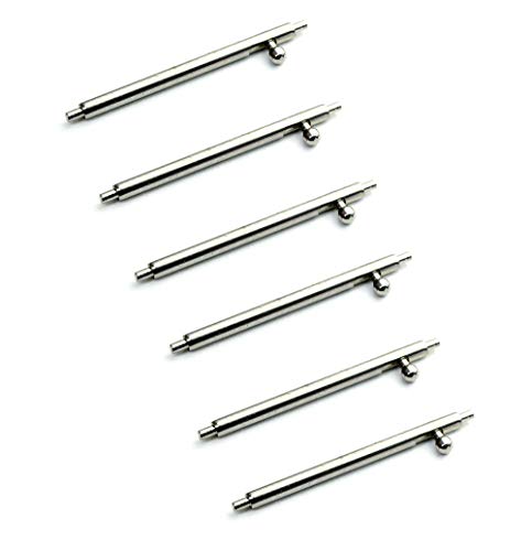 Sulla 6 Quick Release Premium Edelstahl Federstege 16mm Federstifte 1,50mm Ø für Uhren Armbänder