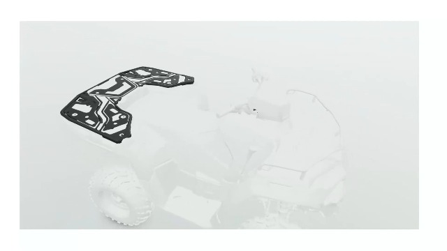 Amazon.com: Polaris Rear Utility Rack for Sportsman ATV Models