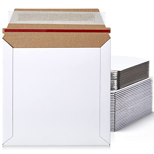 Fainne 200 Pcs 6 x 6'' Rigid Mailers 400 GSM Keep Flat...