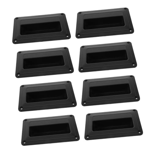 FAVOMOTO 8pcs Durable Plastic Side Handles for Audio Speakers Comfortable Grip Easy to Install Replacement for Speaker Cabinets and Amplifiers for Various Applications
