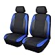 Flying Banner Gabardine Netz Auto Sitzbezüge Seitenairbag universell für die meisten Autos LKWs Lieferwagen SUVs (Vordersitze, Schwarz und Blau)
