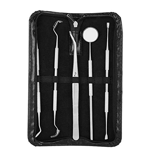 Generic 5Pcs Set Stainless Steel Dental Examination Tools Kit Oral Care