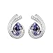 DUTIS Boucles d'oreilles tendance en forme de goutte d'eau pour femme,