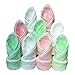 Baby Washcloths Natural Organic Bamboo Baby Face Towels - Reusable and Extra Soft Newborn Baby Bath Washcloths - Suitable for Sensitive Skin Baby Registry as Shower Gift Set (Colorful towels-9pack)