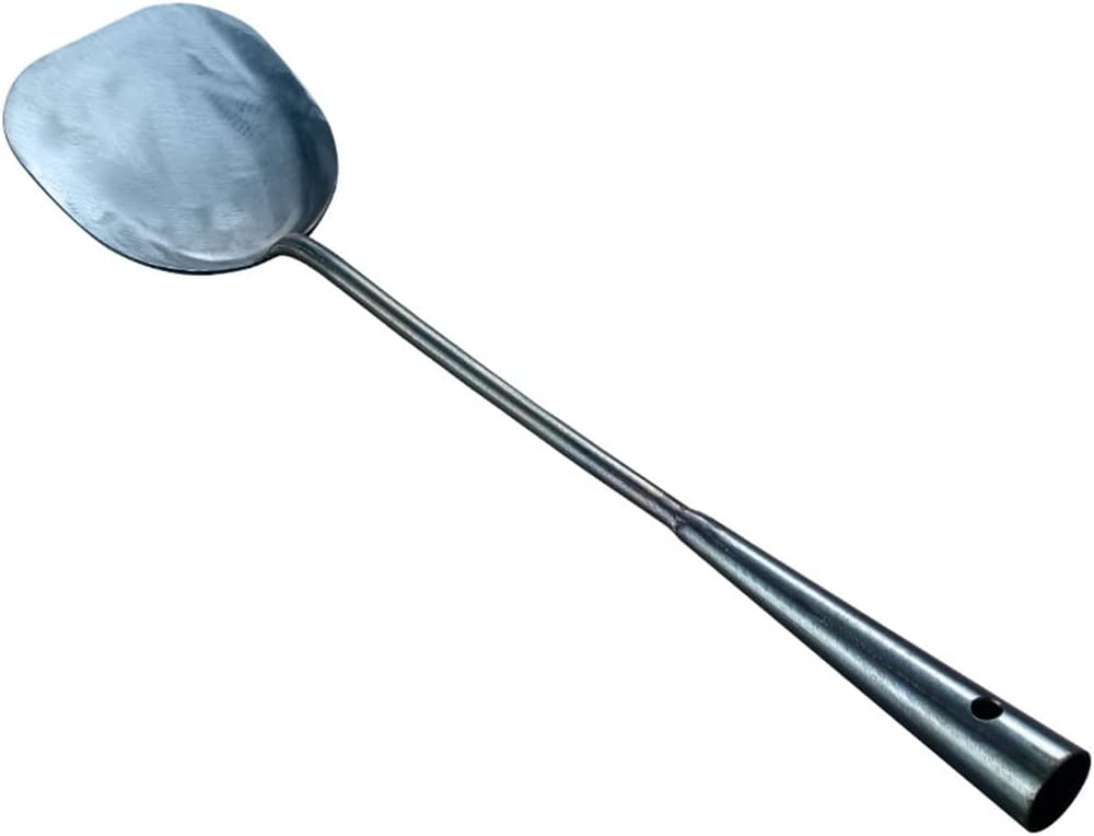 Portable Handmade Stick Ladle Food Wok Spatula Spoon Kitchen Tools Cooking Utensil