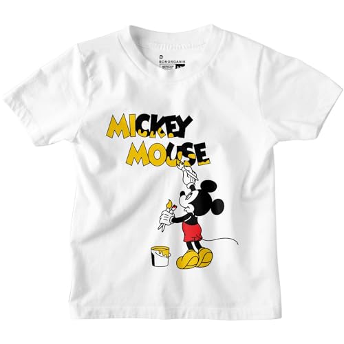 Image of Bon Organik Official Disney Mickey Boys T-Shirt ||Boys Cotton Tshirt Printed