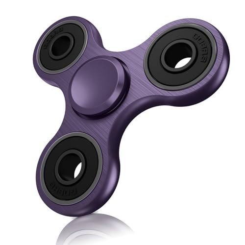 Fidget Spinners Toy, Metal Stainless Steel Bearing High Speed 2-5 Min Spins, EDC ADHD Stress Anxiety Relieves Reducer Fidgets Finger Toys, Spinner Toys for Kids and Adults