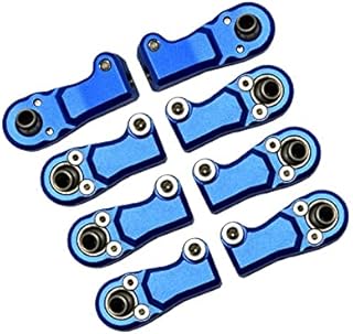 Rear Link Bar Aluminum Ball Ends For Axial 1/6 SCX6 Jeep JLU Wrangler AXI05000-8Pc Set Blue