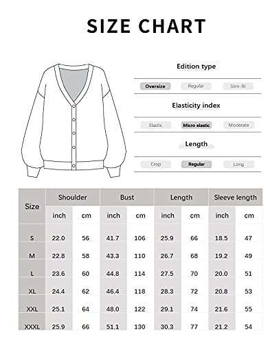 Qualfort Women's Cardigan Sweaters 100% Cotton Button-Down Long Sleeve Oversized Knitted Cardigans Light Green Small #TOP5