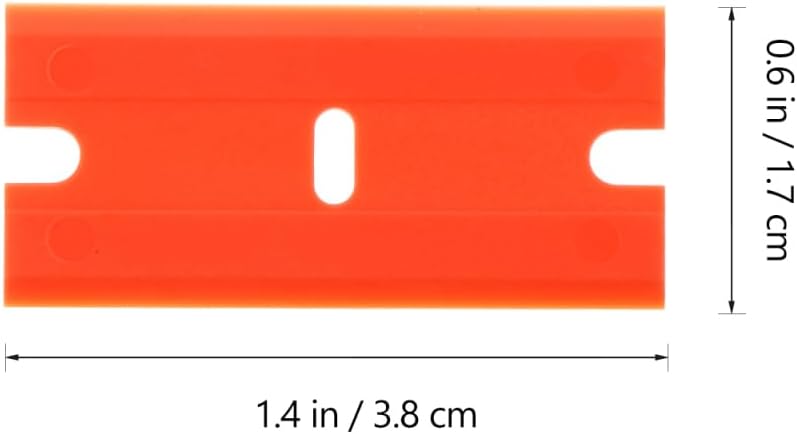 Plastic Remover Scraper Blades 100Pcs for Glue Sticker Removal