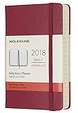 Moleskine 12 Month Daily Planner, Pocket, Berry Rose, Hard Cover (3.5 x 5.5)
