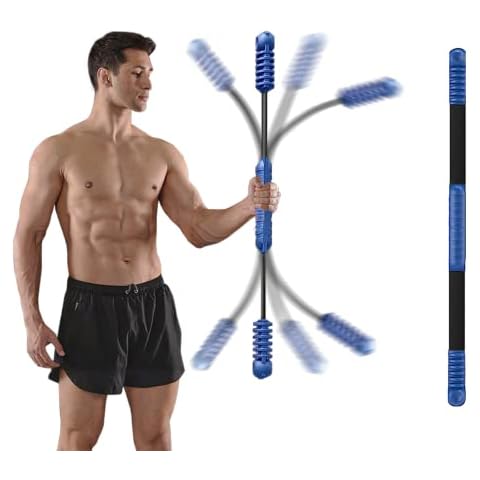 Hotwave Elastic Fitness Bar, Vibration Stick,Body Physical Therapy, Core Strength Training, Exercise In Home Gym. Cover