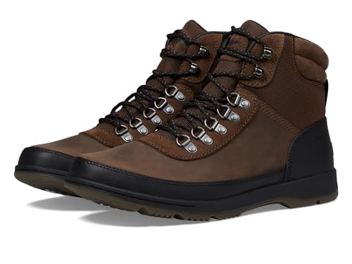 Image of Sorel Men's Ankeny Ii Hiker Plus Waterproof Snow Boot, Tobacco/Black, 6.5 UK