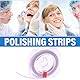 WeddHuis 1 stück Dental Polishing Tool,Ultra-Fine 50μm Grit Size Strips for Interdental Grinding and Smoothing with 4mm Width Resin Dental Polishing