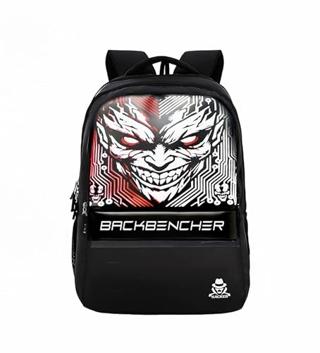 Image of HACKER Laptop Backpack for Men & Women | Stylish & Printed Backpack | Durable School, College & Office Bag | Spacious Travel Backpack with Padded Laptop Compartment & Adjustable Straps