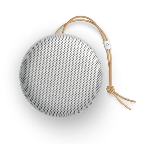 Image of Bang & Olufsen Beosound A1 (3rd gen) - Portable Compact Wireless Bluetooth Speaker, Waterproof (IP67), C2C Certified, up to 24 Hours of Playtime and 3 Microphones for Voice Calls - Natural Alluminium