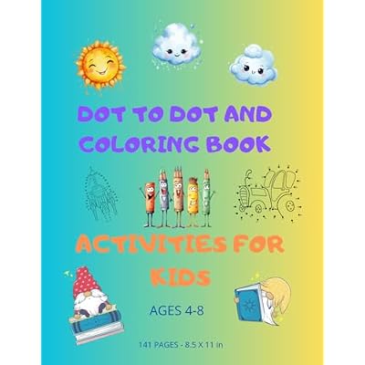 Dot to Dot and Coloring Book