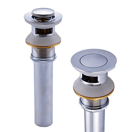 Rozin Bathroom Pop up Sink Drain with Overflow (Chrome)