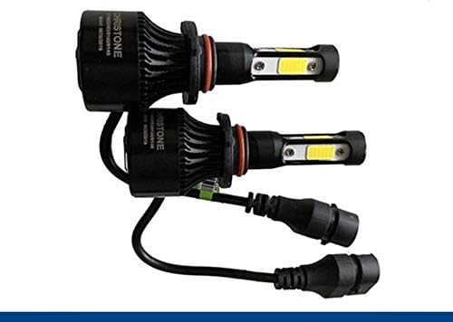 Juego de 2 bombillas LED para faros delanteros de 4 lados, 9005 HB3, haz alto y bajo, 6500 K