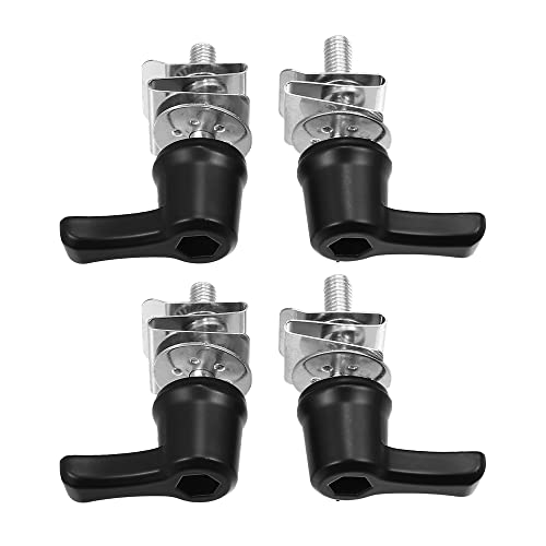 X AUTOHAUX Kit de Montaje para Alforjas, Tornillo de Seguridad Anti-Robo para Harley Road King Electra Glide Street Glide OE Número 90201540 Negro