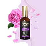 Vytu Organics USDA Certified Rose Water from Rosa Damascena, Facial Toner, 3.4 fl.oz.