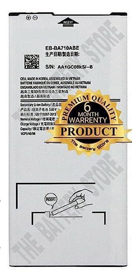 Image of THE BATTERY STORE Original EB-BA710ABE Battery for Samsung A7 2016 A7100 A7109 A710 A710F Battery with 6 Month Warranty **** (PPP277)