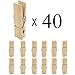 EasyBravo 40 pinzas de madera grandes, 7,2 cm de largo, 1,8 cm...