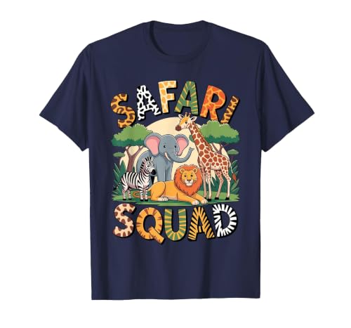 Cool Safari Costume for Men Women Kids Adult African Safari T-Shirt, Men, Navy Blue, 3X-Large