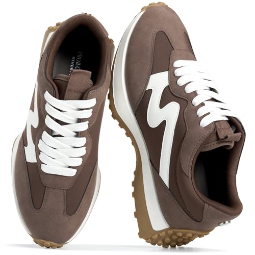Image of Project Cloud Trendy Fashion Sneakers for Women 2026 - Memory Foam and Non-Slip Comfortable Casual Ladies Shoes for Womens Fashion Sneakers - Lightweight Lace-up Shoes (Lecco)