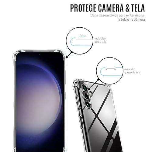 Capa para Samsung [Galaxy A35] Capinha Ultra Slim Premium Transparente [Protege Camera] Resistente A