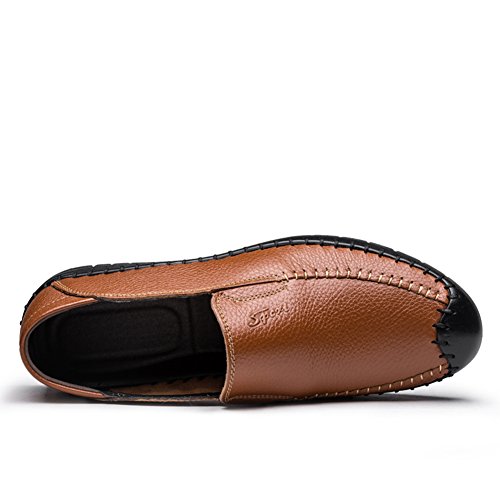 Chaussures en cuir véritable coupe basse style Angleterre homme