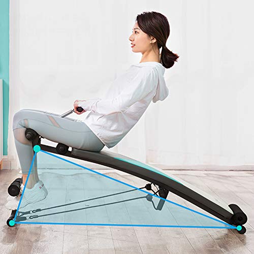 Ccsu Foldable Simple Weight Bench,Utility Fitness Equipment,Adjustable Bench Press For Women Man Blue #TOP2