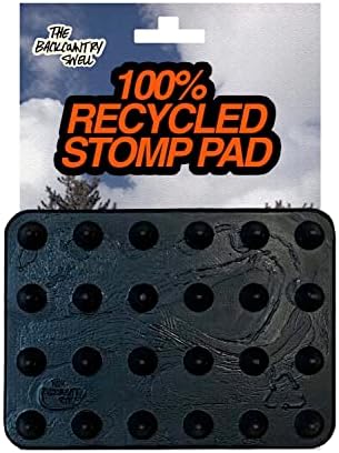 The Backcountry Swell Snowboard Stomp Pad, 100% Recycled Plastic - Spike Grip - Snowboard Traction Pad